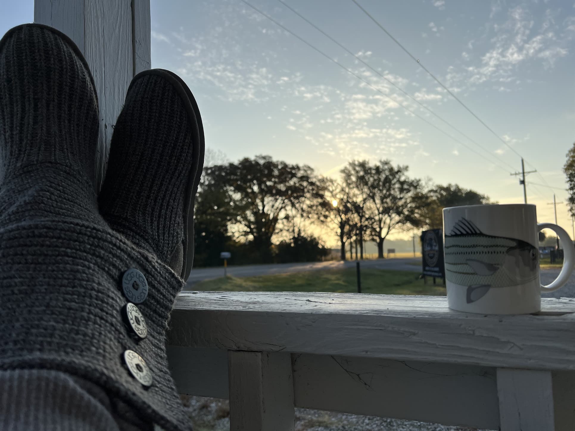 Sunrise from Covered Porch